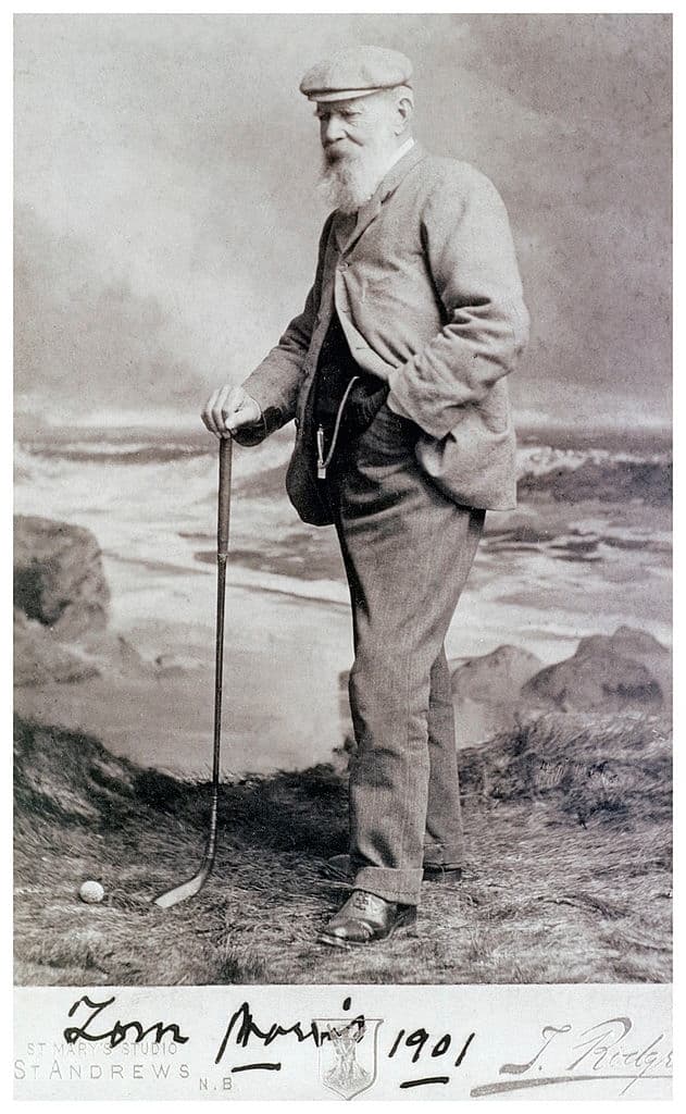 Old Tom Morris en St Andrews en 1901