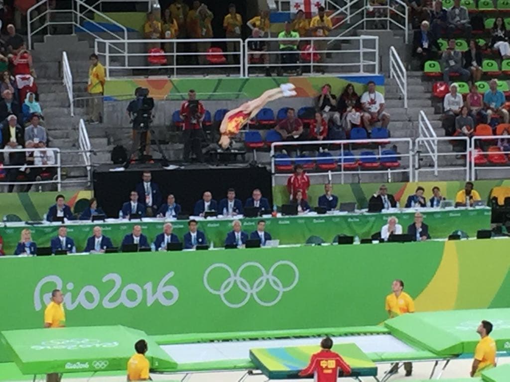 Competición femenina de trampolín en los Juegos Olímpicos de Río 2016