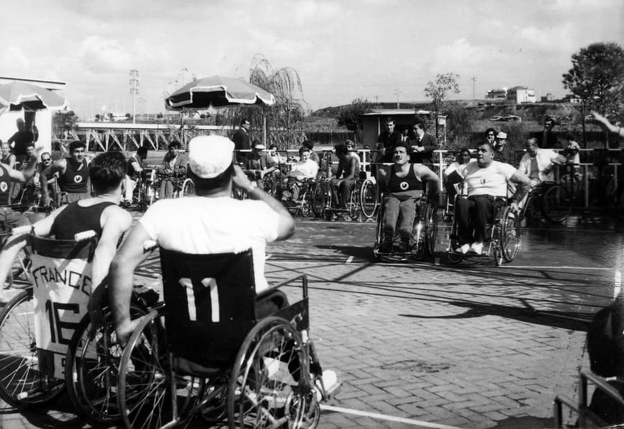 Baloncesto en silla de ruedas en los Juegos Paralímpicos de Roma 1960